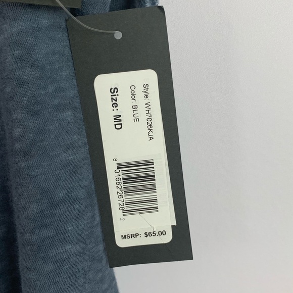 HUDSON Classic Racerback Tank In Blue M Sheer - Picture 9 of 10